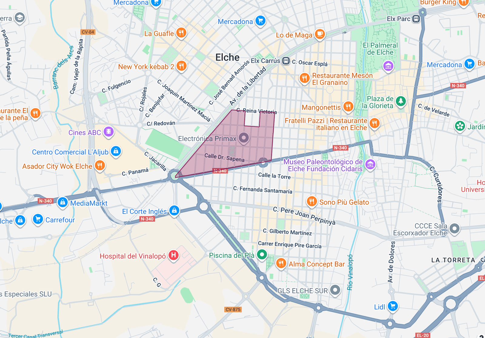 Mapa Pla Norte | Pla Oest